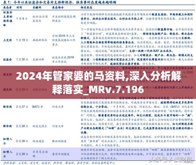 2025年管家婆的马资料,探索未来，2025年管家婆的马资料展望